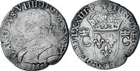 France Teston Charles IX, Toulouse, 2nd type, Argent, Gadoury:429 -
