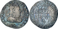France Teston Henri III, Bordeaux, 1st Type, Argent, Gadoury:490 -