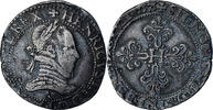 France Franc au Col Plat Henri III, Paris, Argent, Gadoury:496 -