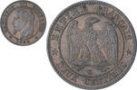France 2 Centimes Napoleon III, Bordeaux, Bronze, Gadoury:104 -