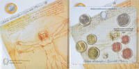 Italie Set 1 ct. - 2 Euro Rome, Coin card.FDC -