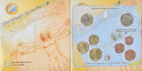 Italie Set 1 ct. - 2 Euro Rome, Coin card.FDC -