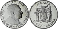 Jamaïque Dollar Bustamante, Franklin Mint, Proof, Du cupronickel -