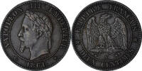 France 2 Centimes Napoleon III, Paris, Bronze, Gadoury:104 -