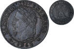 France 1 Centime Napoleon III, Bordeaux, Bronze, Gadoury:87 -