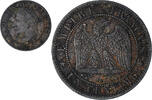 France 1 Centime Napoleon III, Paris, Bronze, Gadoury:87, KM:795.1 -