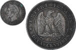 France 2 Centimes Napoleon III, Paris, Bronze, Gadoury:104 -