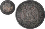 France 2 Centimes Napoleon III, Bordeaux, Bronze, Gadoury:104 -