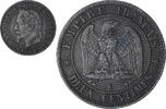 France 2 Centimes Napoleon III, Bordeaux, Bronze, Gadoury:104 -