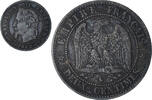France 2 Centimes Napoleon III, Bordeaux, Bronze, Gadoury:104 -