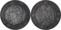 France 2 Centimes Napoleon III, Bordeaux, Bronze, Gadoury:104 -