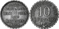 Allemagne 10 Pfennig Bochum, Gelsenkirchen, Hattingen, Iron -