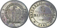 Italie 8 Baiocchi ROMAN REPUBLIC, Rome, Billon, KM:25 -
