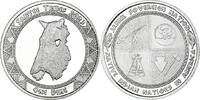 États-Unis Dime Monnaie, Santee tribes.BE, Du cupronickel -