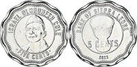 Sierra Leone 5 Cents Monnaie, Israel Olorunfeh Cole (Dr. Oloh) -