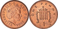 Grande-Bretagne Penny Monnaie, Cuivre plaqué acier -