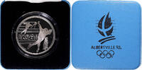 France 100 Francs Monnaie, Monnaie de Paris, JO Alberville Patineurs de -