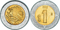 Mexique Peso Monnaie, Bimétallique, KM:603 -