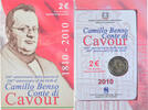 Italie 2 Euro Camillo Benso comte di Cavour, Rome, Special Unc. -