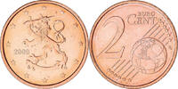 Finlande 2 Euro Cent Vantaa, Cuivre plaqué acier, KM:99 -
