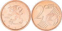 Finlande 2 Euro Cent Vantaa, Cuivre plaqué acier, KM:99 -