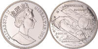 Gibraltar 2.8 Ecus Monnaie, Elizabeth II, BE, Cupro-nickel, KM:478 -