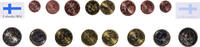 Finlande Euro-Set UNZ -