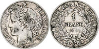 France Franc Monnaie, Cérès, Paris, Argent, KM:822.1, Le -