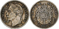 France Franc Monnaie, Napoleon III, Paris, Argent, Gadoury:463 -