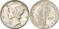 États-Unis Dime Monnaie, Mercury Dime, U.S. Mint, Philadelphie -