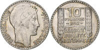 France 10 Francs Monnaie, Turin, Paris, Argent, KM:878 -