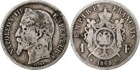 France Franc Monnaie, Napoleon III, Strasbourg, Large BB, Argent -