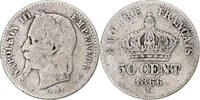 France 50 Centimes Napoleon III, Bordeaux, Argent, Gadoury:417 -