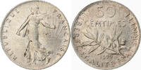 France 50 Centimes Semeuse, Paris, Argent, Gadoury:420, KM:854, Le -