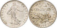 France 50 Centimes Semeuse, Paris, Argent, Gadoury:429, KM:854, Le -