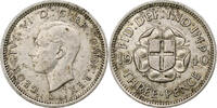 Grande-Bretagne 3 Pence George VI, Argent, KM:848 -