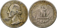 États-Unis Quarter Washington, Philadelphie, Argent, KM:164 -