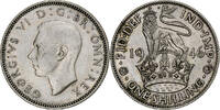 Grande-Bretagne Shilling George VI, Argent, KM:854 -