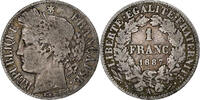 France Franc Cérès, Paris, Argent, Gadoury:465a, Le Franc:F.216 -
