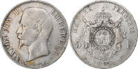 France 5 Francs Napoléon III, Napoléon III, Paris, Argent -