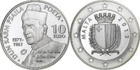 Malte 10 Euro Paris, Argent, KM:147 -