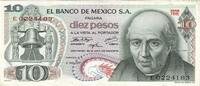 Mexique 10 Pesos 1971-02-03 -