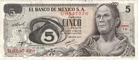 Mexique 5 Pesos 1971-10-27 -