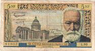 France 5 Nouveaux Francs Victor Hugo, 1962-03-01, L.85 -