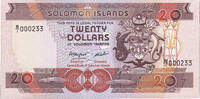 Îles Salomon 20 Dollars Billet -