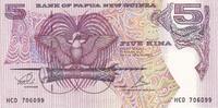 Papouasie-Nouvelle-Guinée 5 Kina Billet, Papua New Guinea -