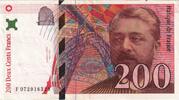 France 200 Francs Eiffel, F072916329, Fayette:75.5, KM:159b -