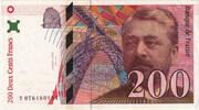 France 200 Francs Eiffel, T076180154, Fayette:75.5, KM:159b -