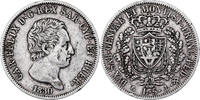 États italiens 5 Lire SARDINIA, Carlo Felice, Genoa, Argent -