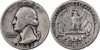 États-Unis Quarter Washington Quarter, U.S. Mint, Argent, KM:164 -